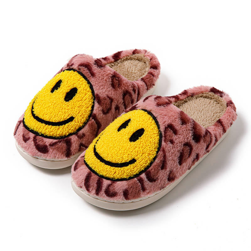Chaussons Smiley Jaunes Grande Taille - Rose - 2XL - image 17