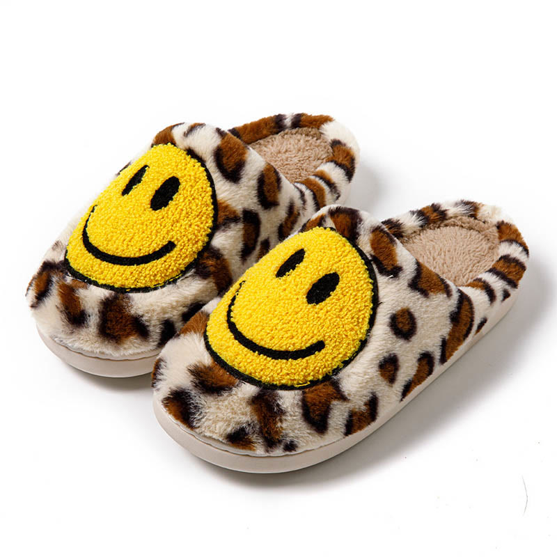 Chaussons Smiley Jaunes Grande Taille - Abricot - 2XL - image 16