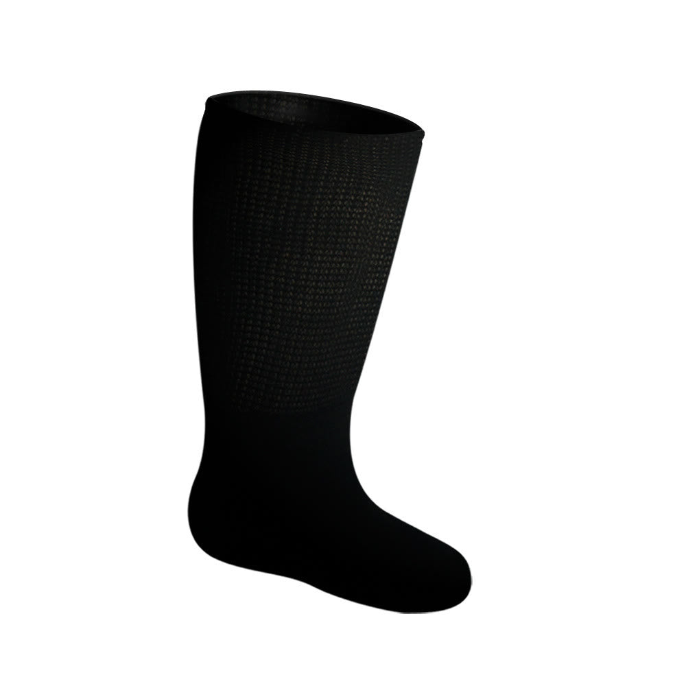 Chaussettes hautes pour diabétiques, très amples, grande taille (3 paires) - Noir + Beige + Camel clair - 4XL - image 4