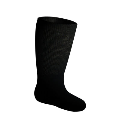 Chaussettes hautes pour diabétiques, très amples, grande taille (3 paires) - Noir + Beige + Camel clair - 4XL - image 4