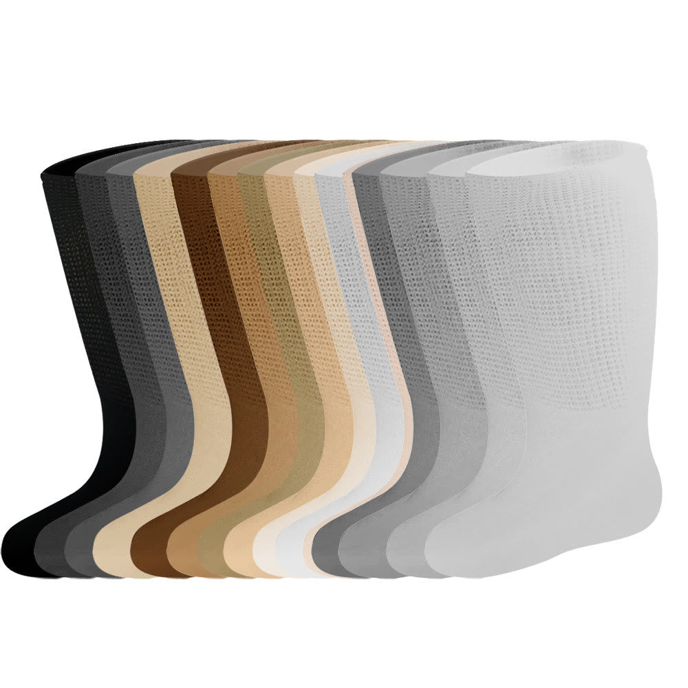 Chaussettes hautes pour diabétiques, très amples, grande taille (3 paires)