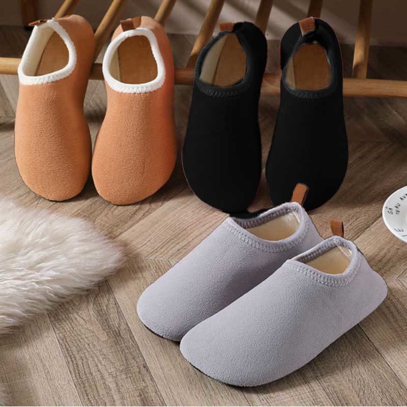 Chaussons-chaussettes en polaire grande taille - image 2