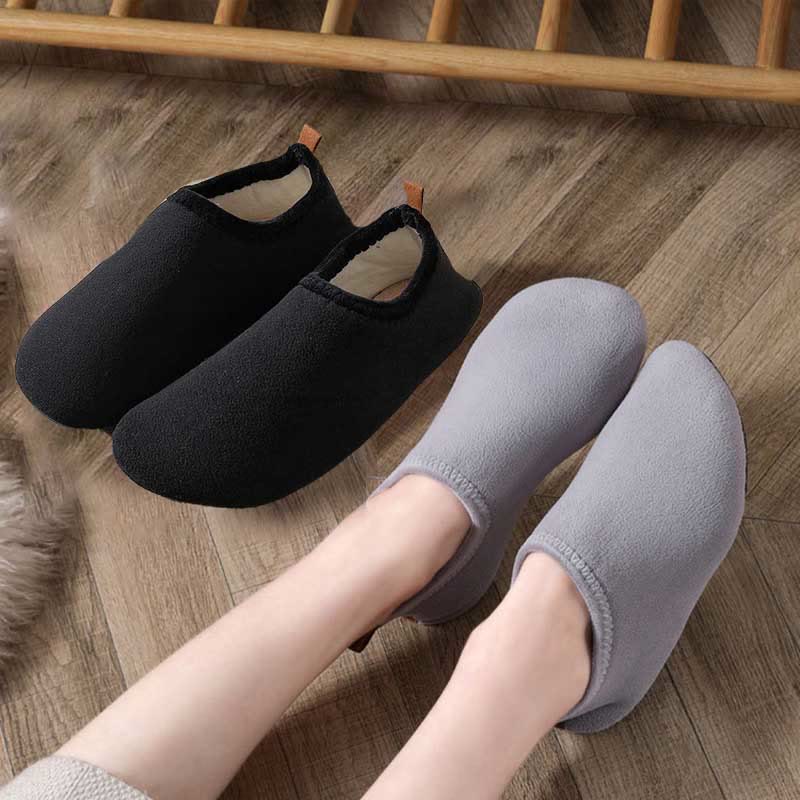 Chaussons-chaussettes en polaire grande taille - image 3