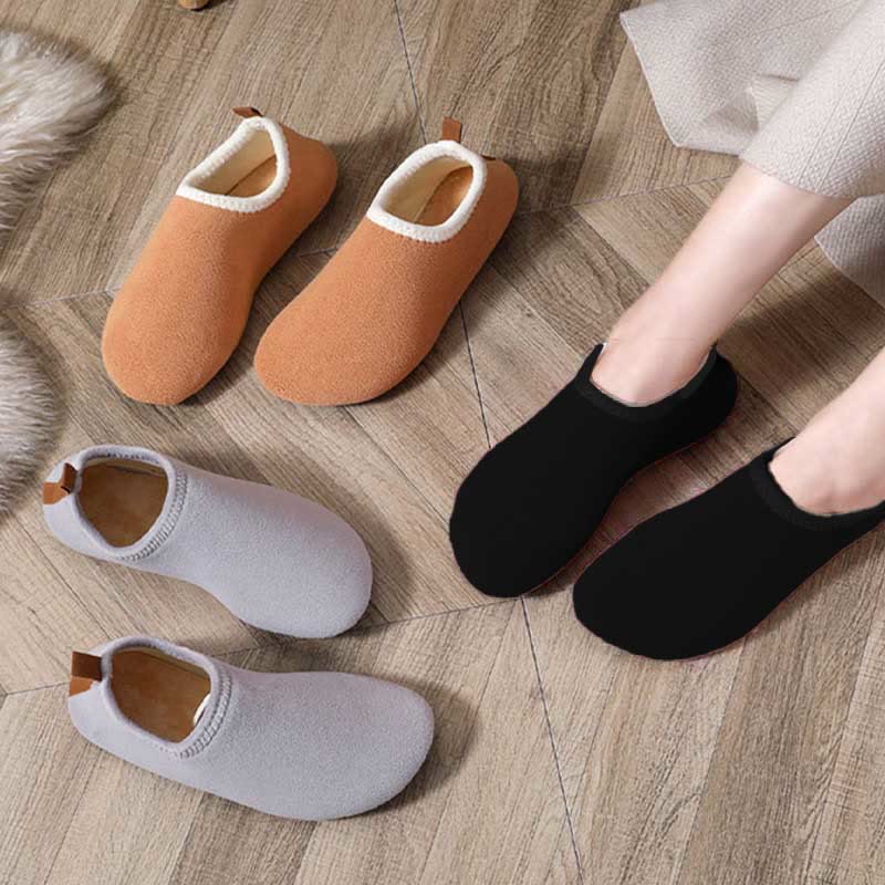 Chaussons-chaussettes en polaire grande taille - image 0
