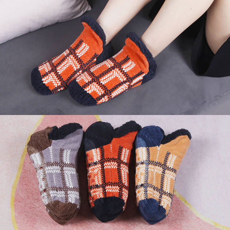 Chaussons-chaussettes à grille grande taille - image 0