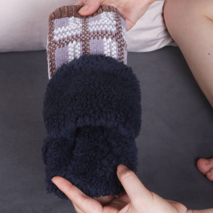 Chaussons-chaussettes à grille grande taille - image 4