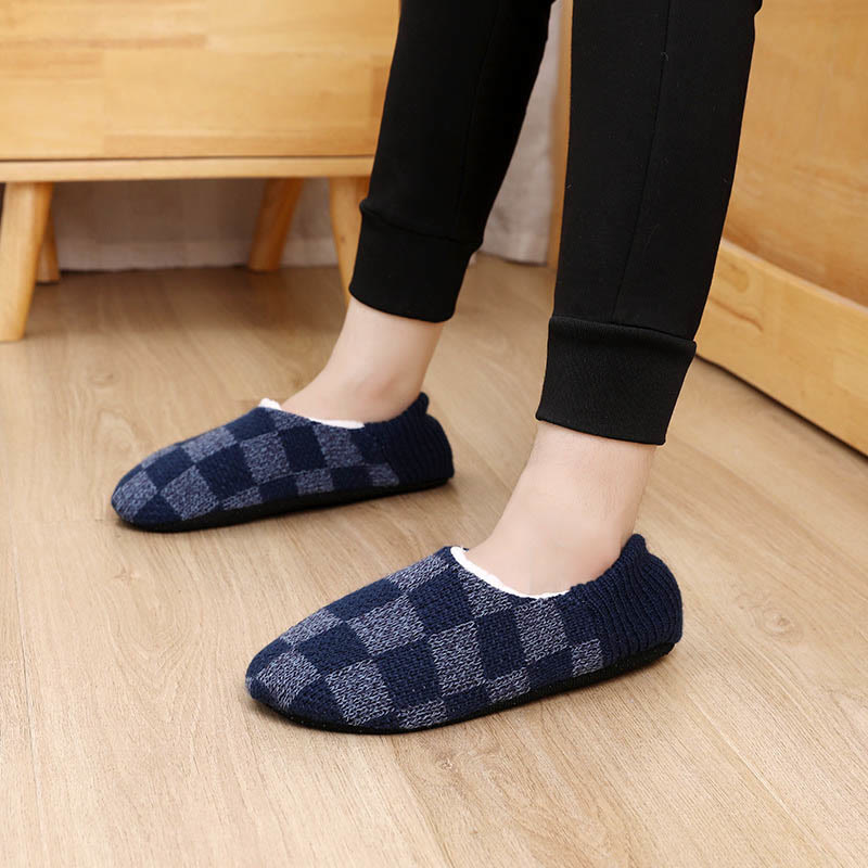 Chaussons-chaussettes à carreaux grande taille - image 7