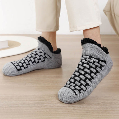 Chaussons-chaussettes rectangulaires grande taille - Gris - EU40-43 (US7-9) - image 6