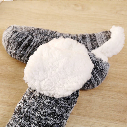 Chaussons-chaussettes en peluche grande taille - image 8