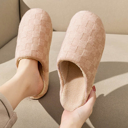 Chaussons à damier grande taille