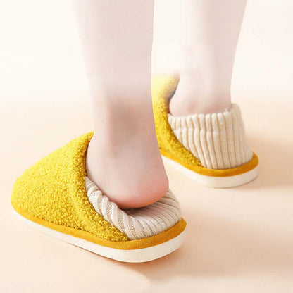 Chaussons-chaussettes grande taille à motif flocon de neige - image 2