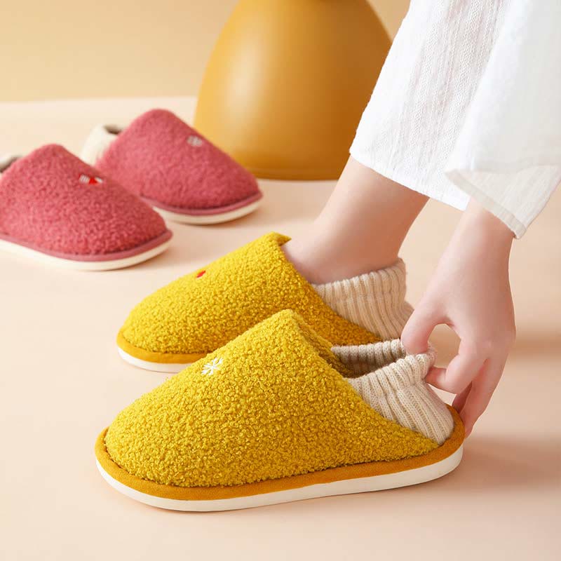 Chaussons-chaussettes grande taille à motif flocon de neige - image 3