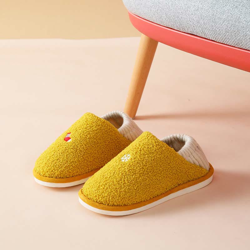 Chaussons-chaussettes grande taille à motif flocon de neige - image 6