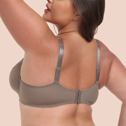 Soutiens-gorge grande taille à imprimé dentelle couvrants
