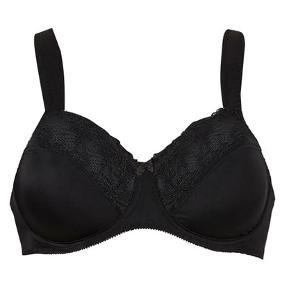 Soutiens-gorge à couvrance totale imprimés en dentelle - Noir - 5XL - image 4