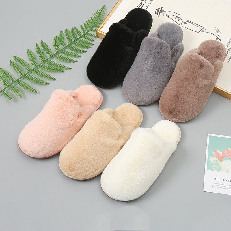 Chaussons pelucheux grande taille - image 3