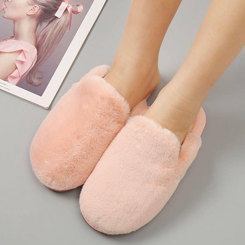 Chaussons pelucheux grande taille - image 2