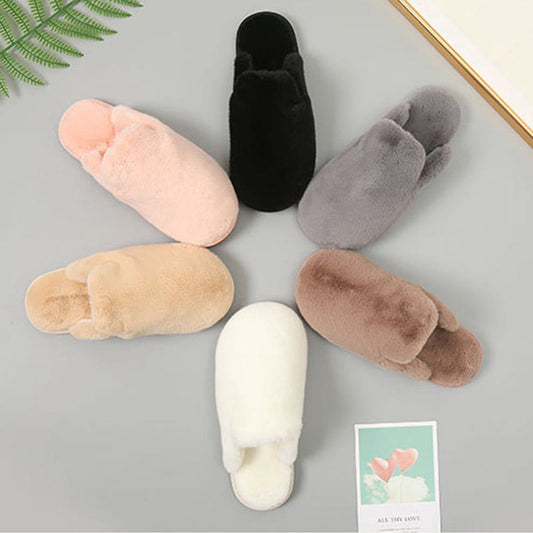 Chaussons pelucheux grande taille