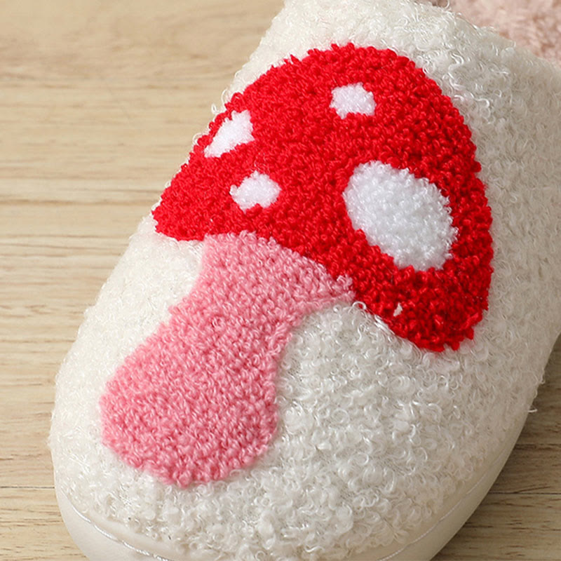 Chaussons champignons arc-en-ciel grande taille - image 5