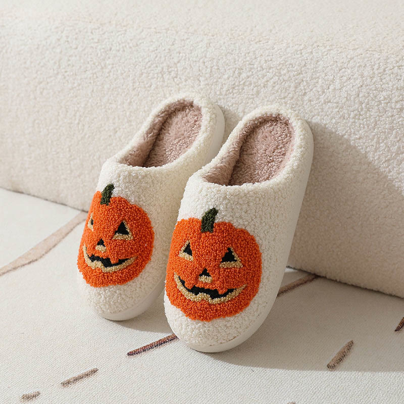 Chaussons Diable Grande Taille - Citrouille - EU 42-43 (US 8,5-9) - image 1