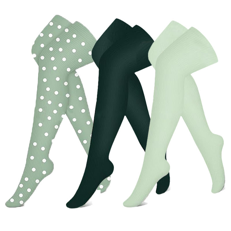 Chaussettes de compression hautes Green Series (3 paires) - Multicolore - S/M - image 0