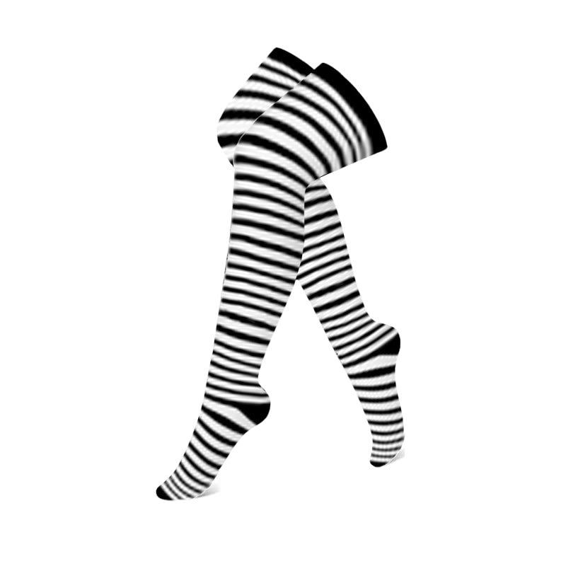 Chaussettes de compression classiques noires (3 paires) - Bande - S/M - image 4