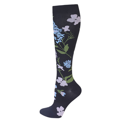 Chaussettes de compression à motif floral (3 paires) - image 8