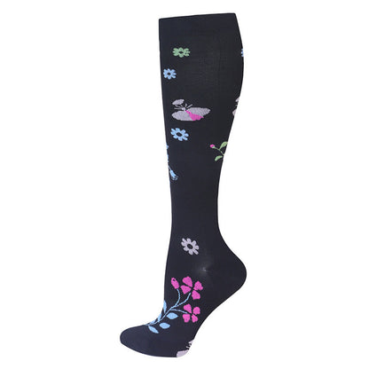 Chaussettes de compression papillon libellule (3 paires) - image 2