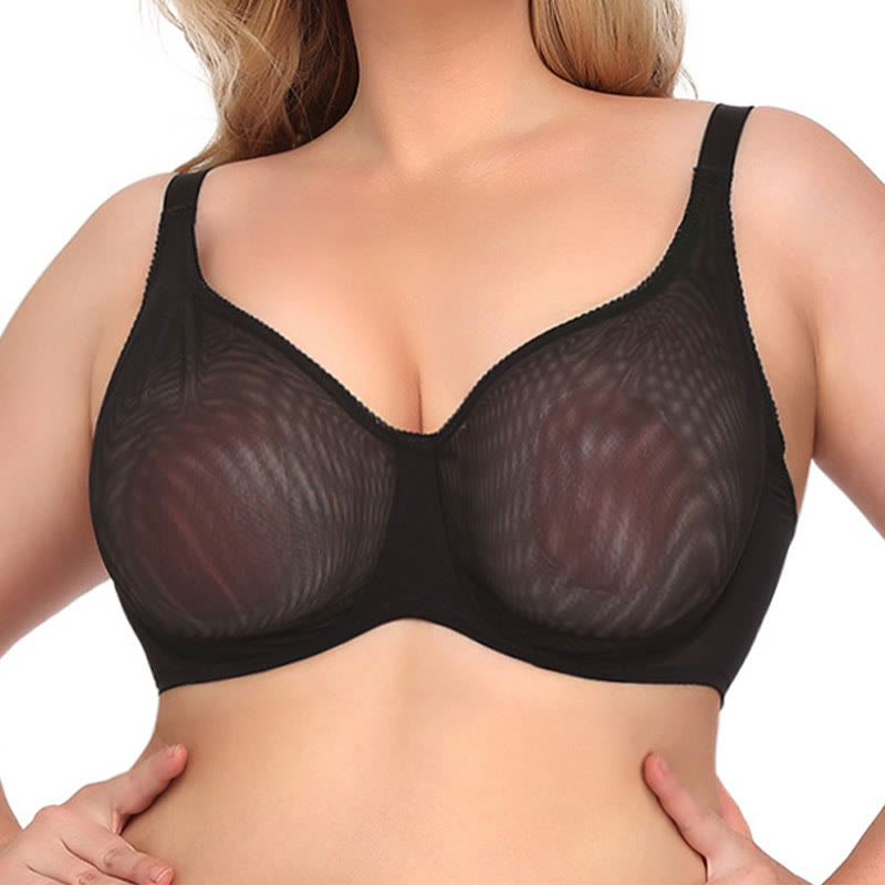 Soutiens-gorge sans armatures ultra-fins - Noir - 44 - E - image 0