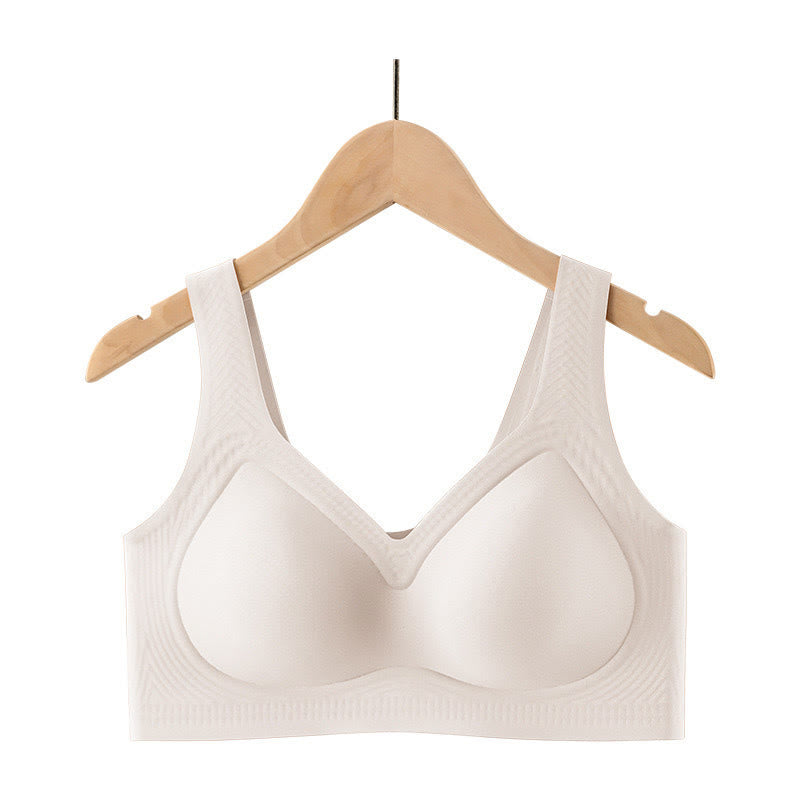 Soutiens-gorge sans coutures et sans armatures - Beige - 5XL - image 5