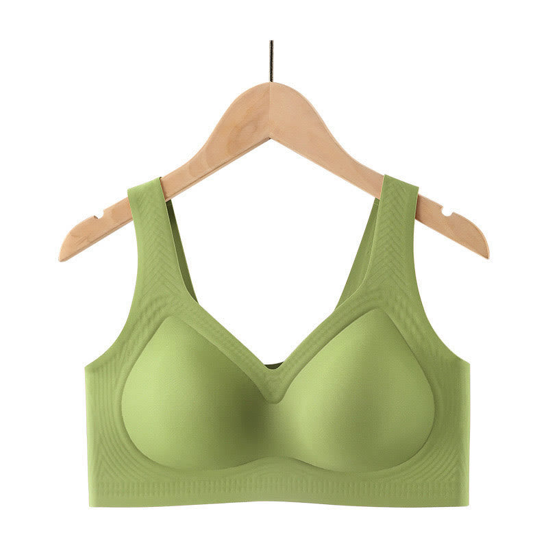 Soutiens-gorge sans coutures et sans armatures - Vert - 5XL - image 8