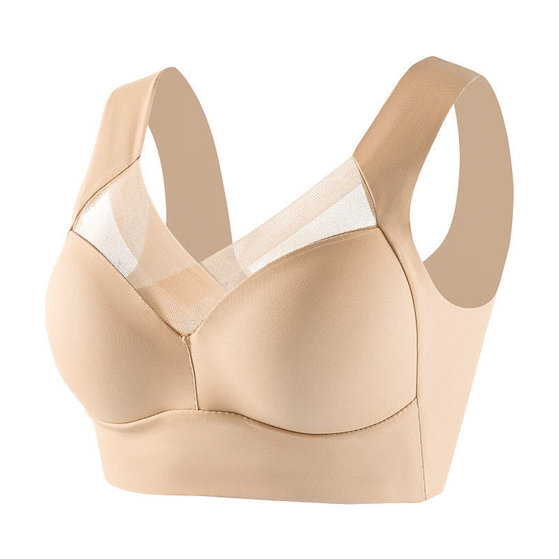Soutiens-gorge de sport sans coutures en dentelle (paquet de 2) - Nu - 6XL - image 6