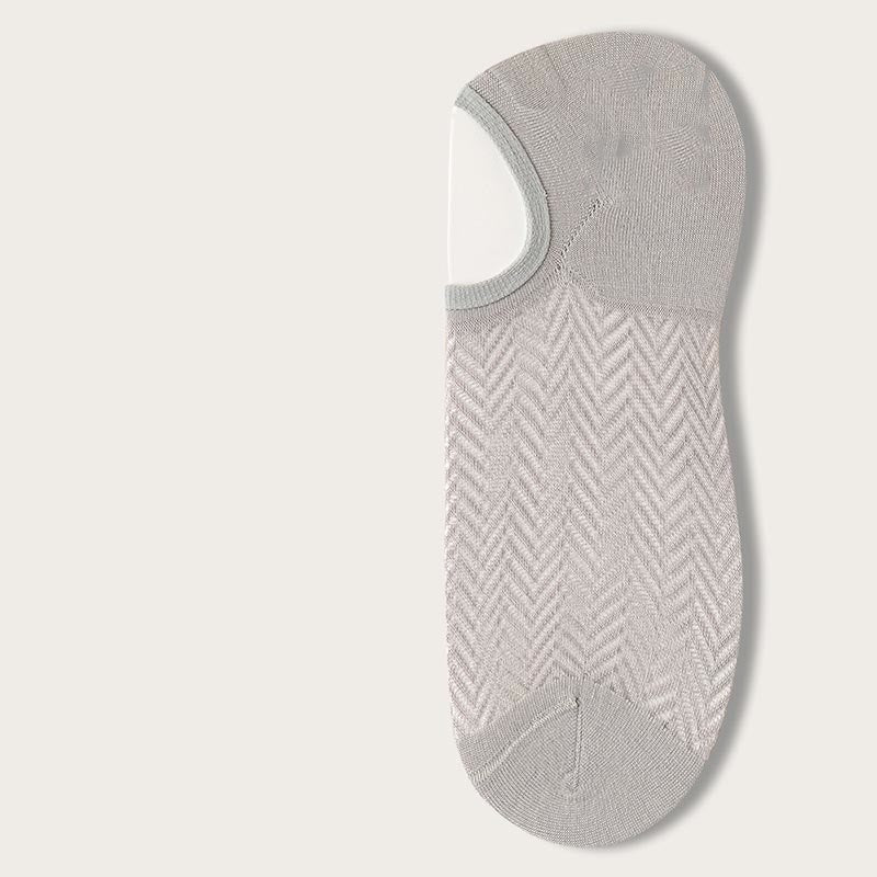 Chaussettes invisibles ultra-minces Plusock (7 paires) - Gris clair - EU40-44 (US7-10) - image 17