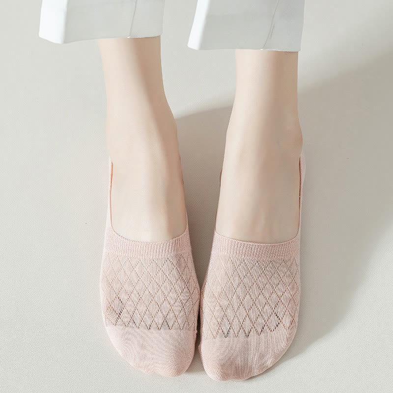 Chaussettes invisibles élastiques Plusock Grid (8 paires) - image 1