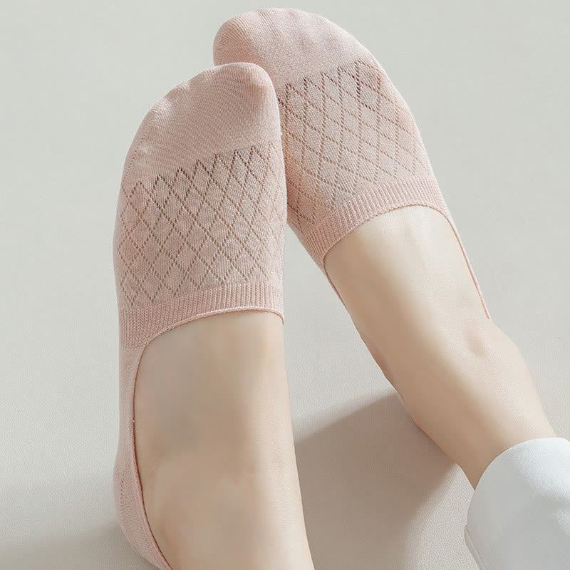 Chaussettes invisibles élastiques Plusock Grid (8 paires) - image 6