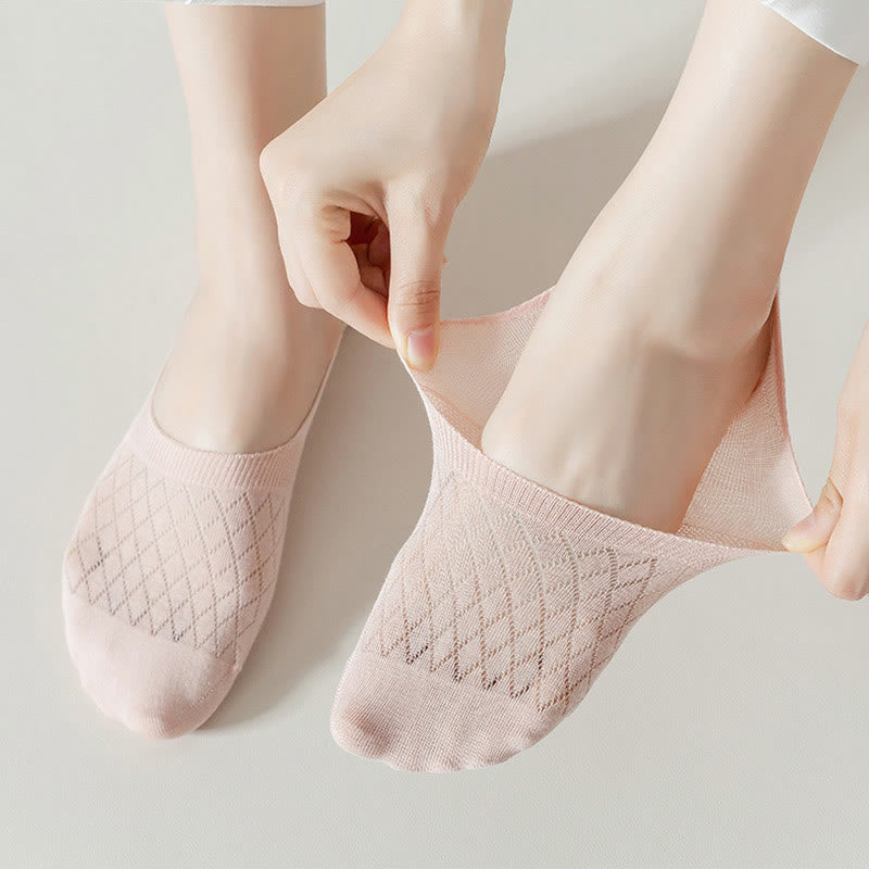 Chaussettes invisibles élastiques Plusock Grid (8 paires) - image 7