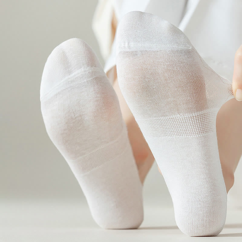 Chaussettes invisibles à élasticité quadrillée (8 paires) - image 9