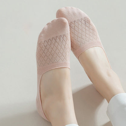 Chaussettes invisibles élastiques Plusock Grid (8 paires) - image 3