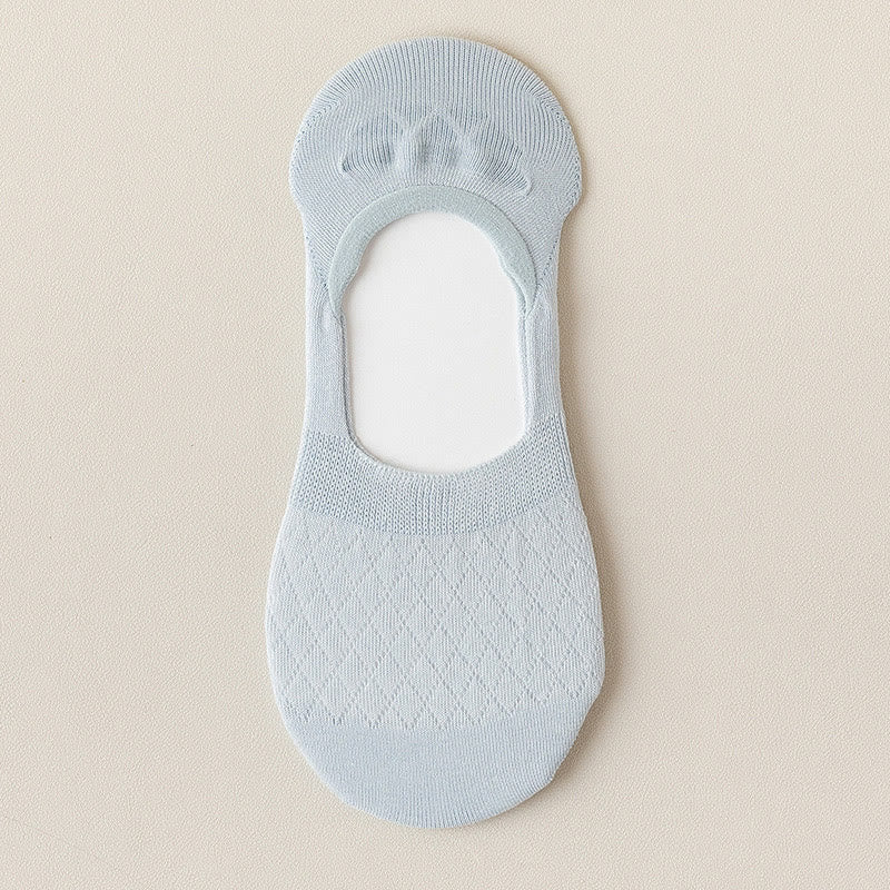 Chaussettes invisibles élastiques Plusock Grid (8 paires) - Bleu clair - EU37-40 (US4-7) - image 15