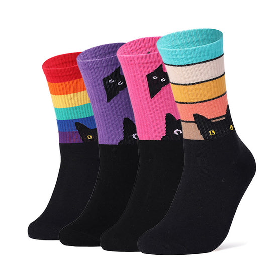 Chaussettes courtes pour chat et chien grande taille (4 paires) - image 1