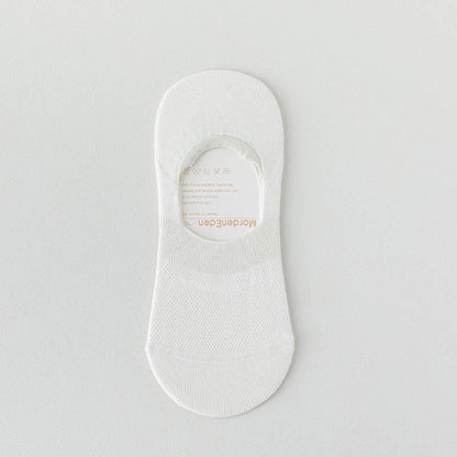 Chaussettes invisibles en maille respirante Plusock (8 paires) - Blanc - EU38-44 (US5-10) - image 8