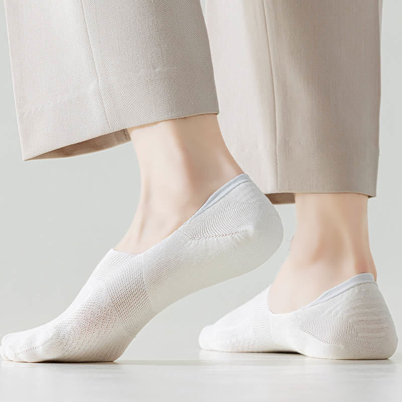 Chaussettes invisibles en maille respirante Plusock (8 paires) - image 1