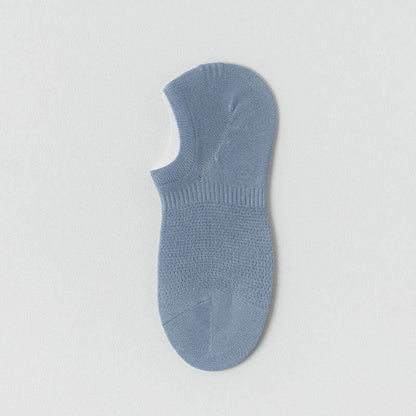Chaussettes d'été invisibles en maille grande taille (5 paires)