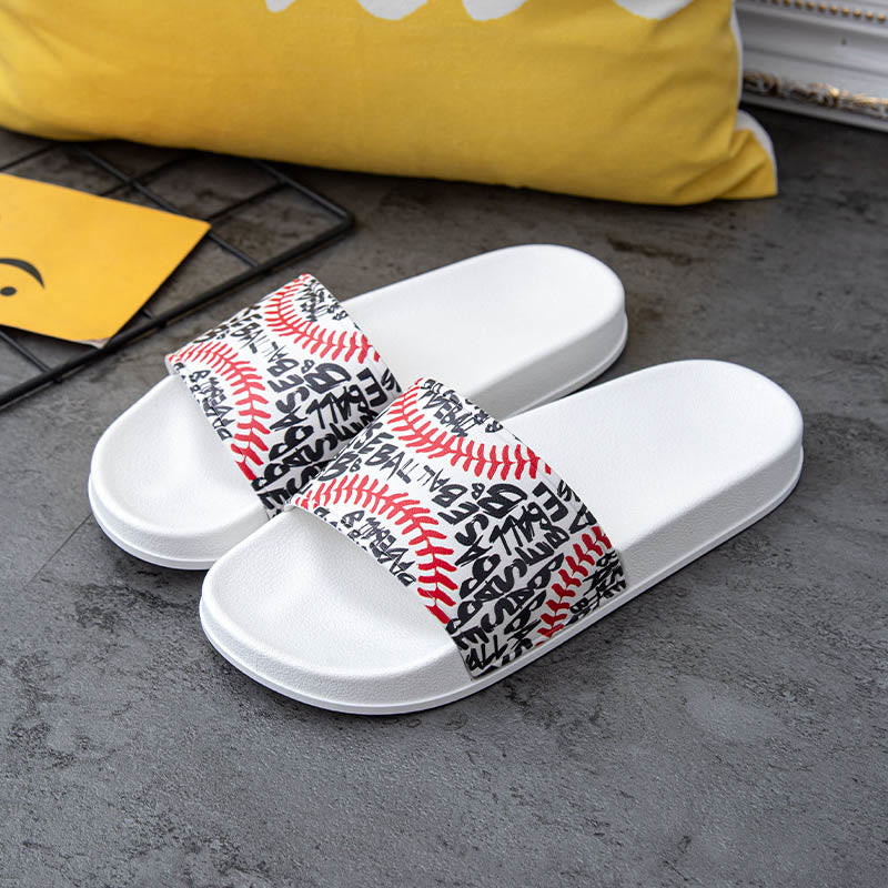 Claquettes à motif baseball grande taille (2 paires) - image 11