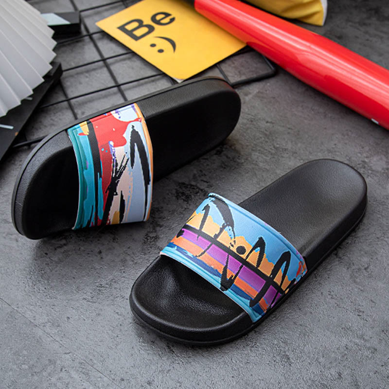 Diapositives de peinture à l'huile de bord de mer grande taille (2 paires)