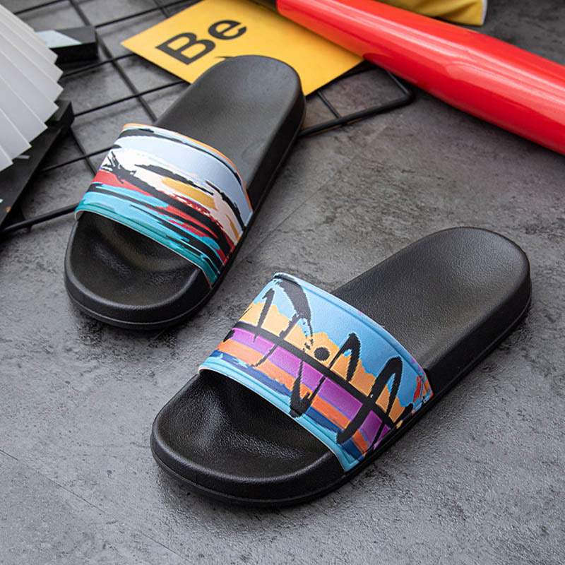 Diapositives de peinture à l'huile de bord de mer grande taille (2 paires)