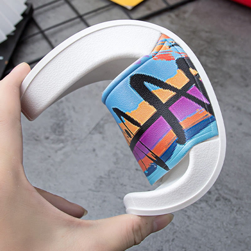 Diapositives de peinture à l'huile de bord de mer grande taille (2 paires)