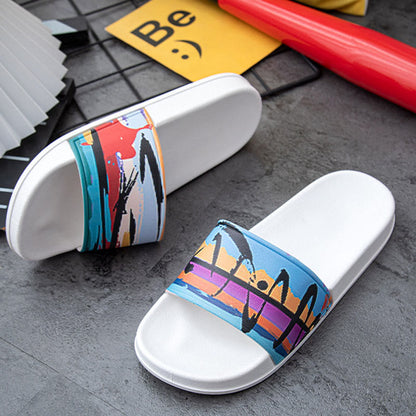 Diapositives de peinture à l'huile de bord de mer grande taille (2 paires)