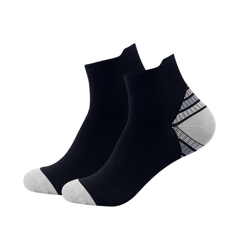 Chaussettes de compression athlétiques rembourrées grande taille (7 paires) - Gris - EU40-46 (US7-12) - image 3