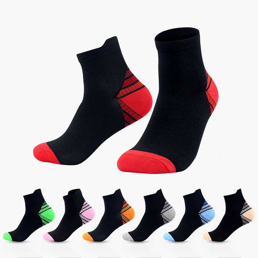 Chaussettes de compression athlétiques rembourrées grande taille (7 paires)